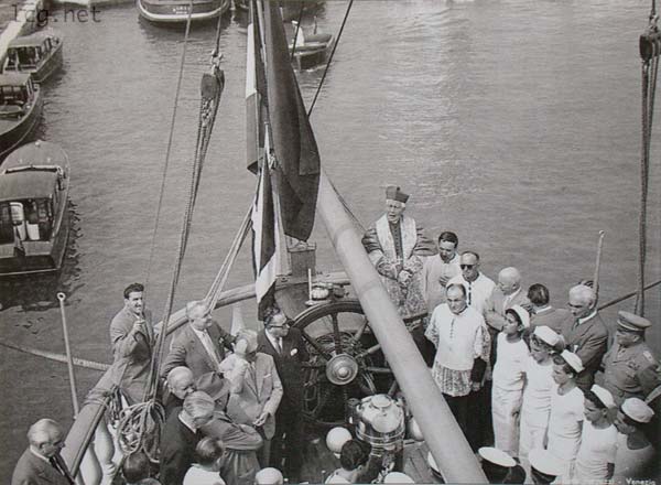 Bénédiction du Giorgio-Cini à Venise.