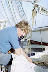 Daniel à la couture.