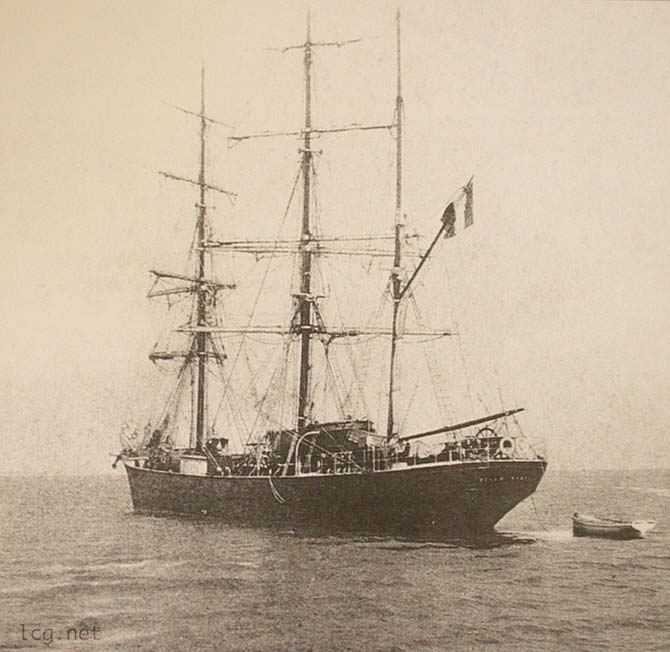 Belem à l'époque de l'armement Fleuriot.